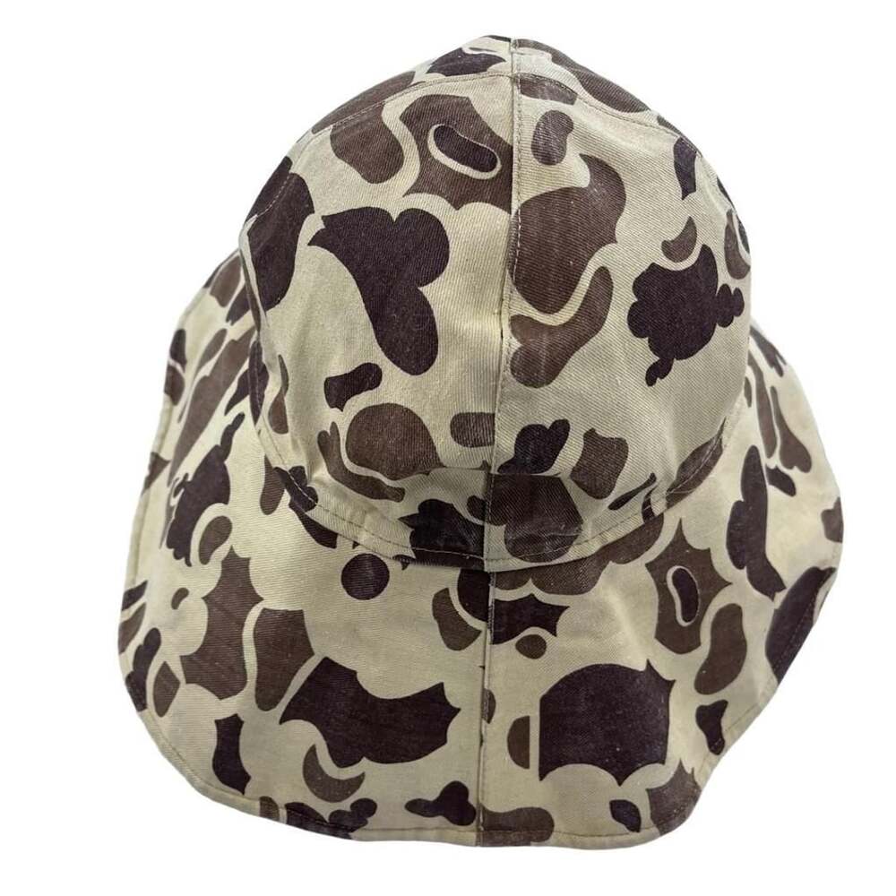 Vintage 80s Gore-Tex Duck Camouflage Hunting Bucket Hat USA Made Large